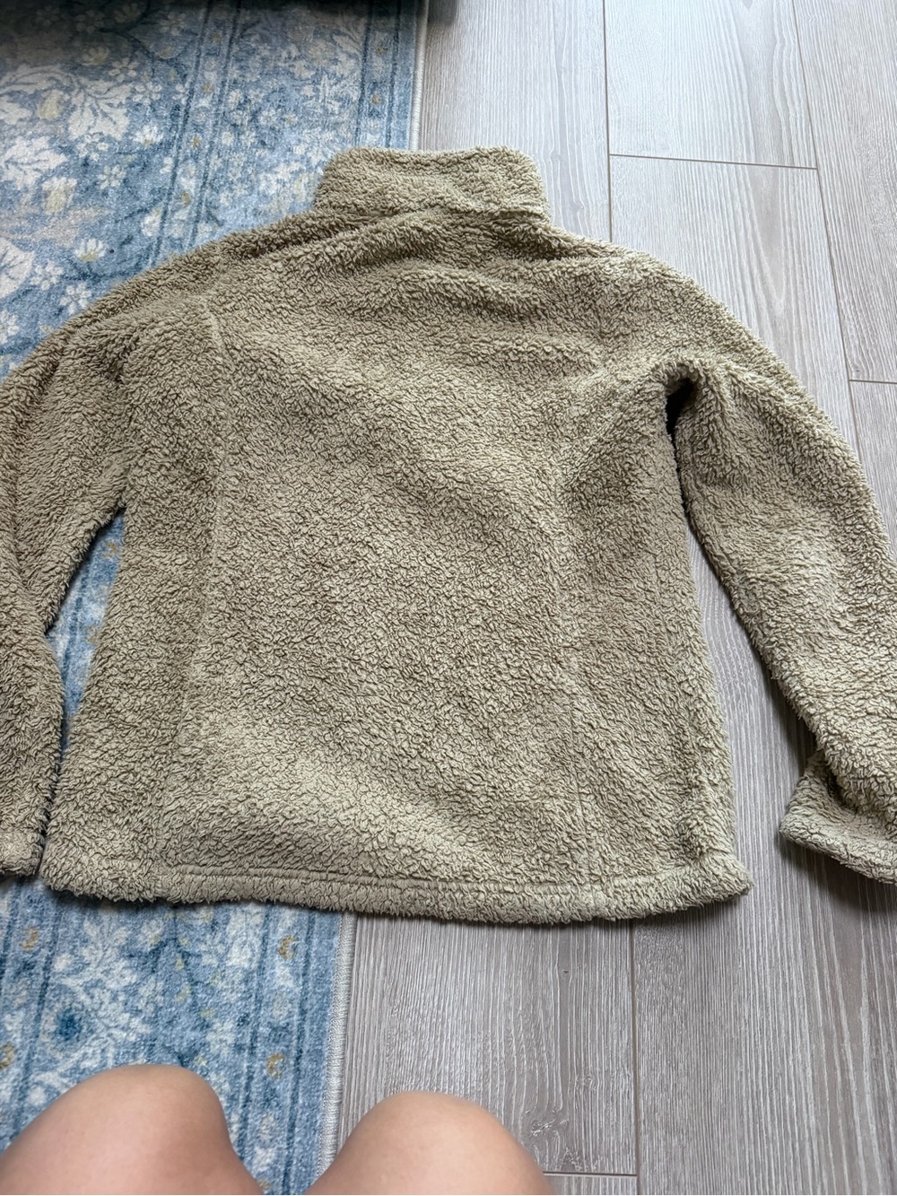Patagonia Women’s Los Gatos Quarter Zip El Cap Khaki cozy preppy winter - Picture 4 of 4